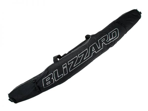 Pokrowiec na narty Blizzard Ski Bag Premium For 1 Pair Black/Silver 2019 najtaniej