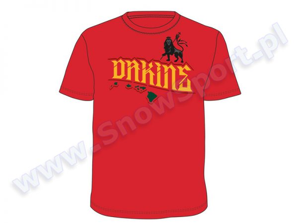 Koszulka Dakine Lion Tee Red najtaniej